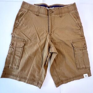 NWT Sonoma Regular Flexwear Ripstop Cargo Brown Shorts 30 Waist Chores Utility